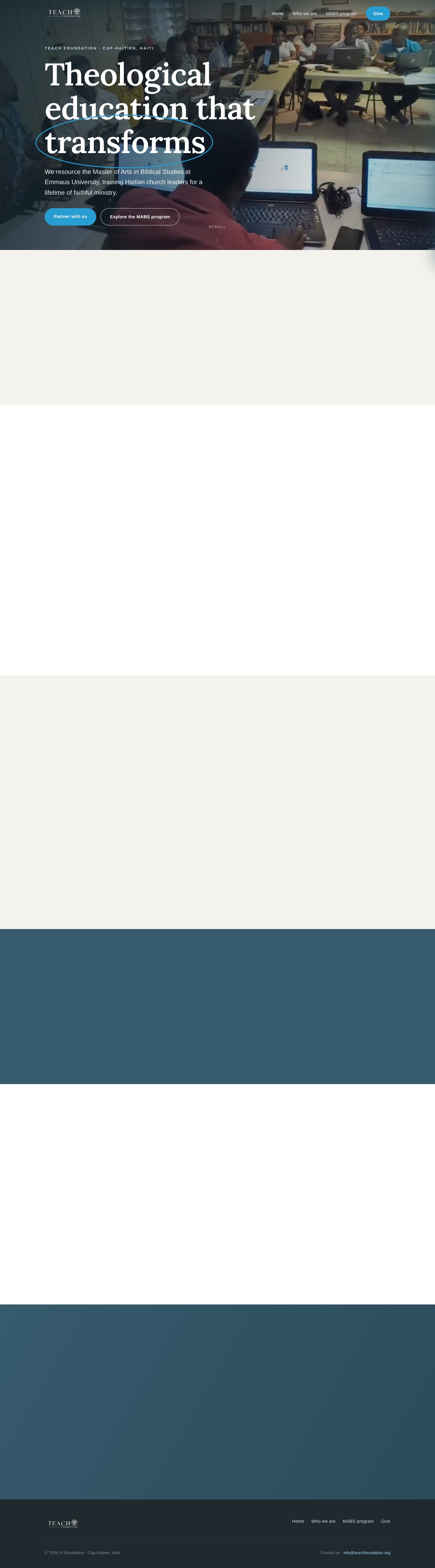 Full rebuilt homepage